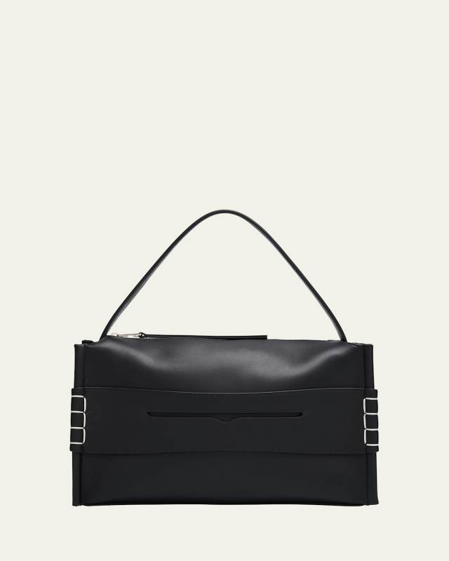 Loafer Medium Calf Leather Crossbody Bag